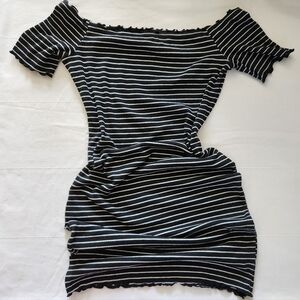 Ambiance Bodycon Striped Dress